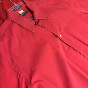 Stafford Men's Red Dress Shirt